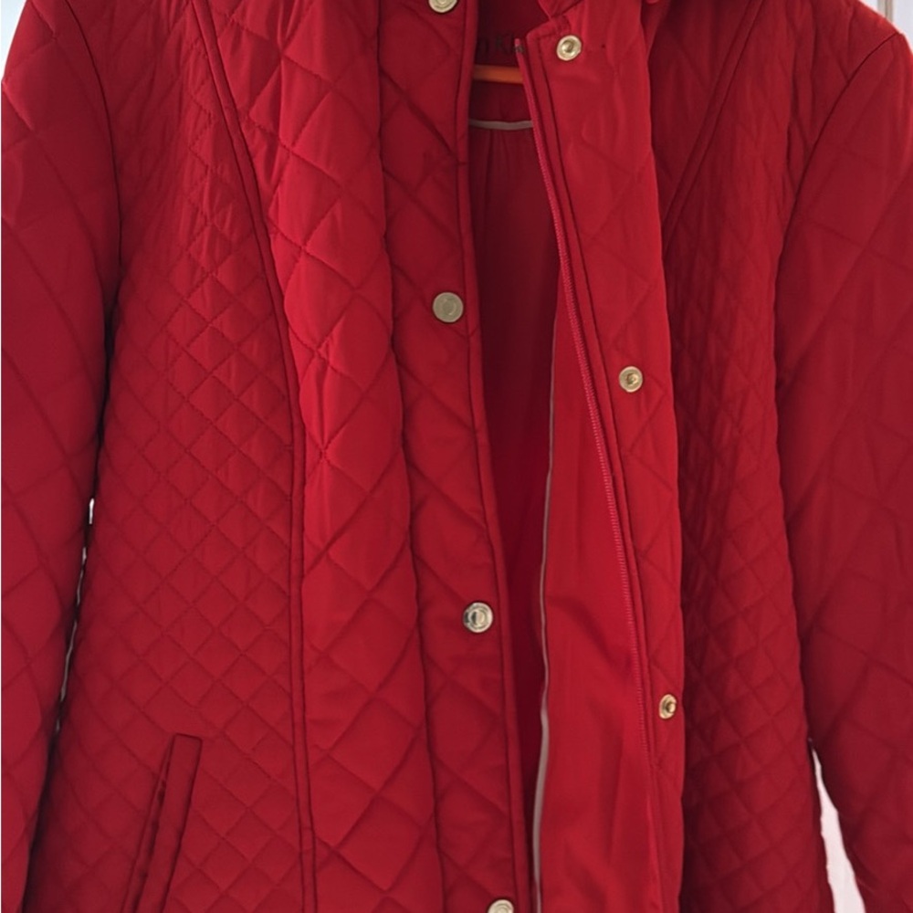 Quilted Red Women's Jacket